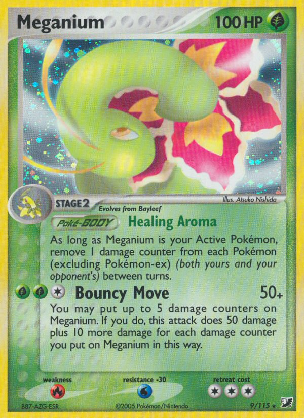 Meganium 9/115 - EX Unseen Forces - Normal