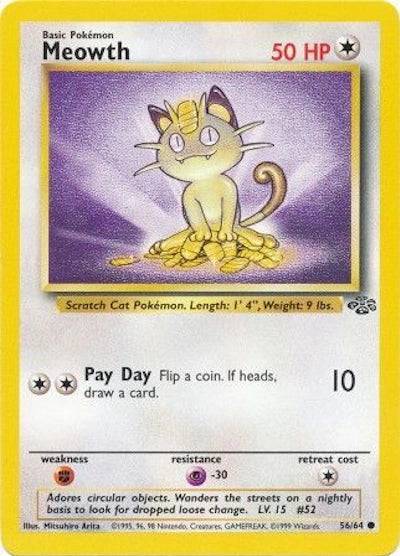 Meowth 56/64 - Jungle (Unlimited) - Normal