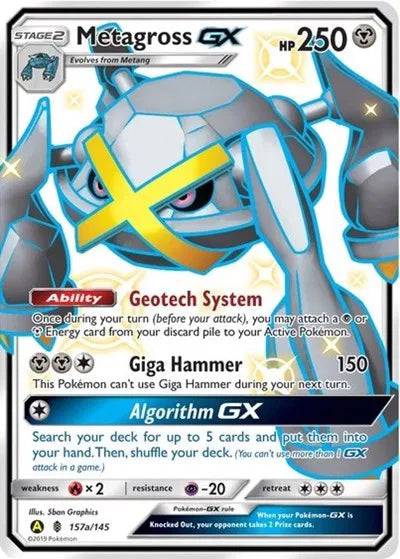 Metagross GX 157a/145 - Guardians Rising - Holofoil