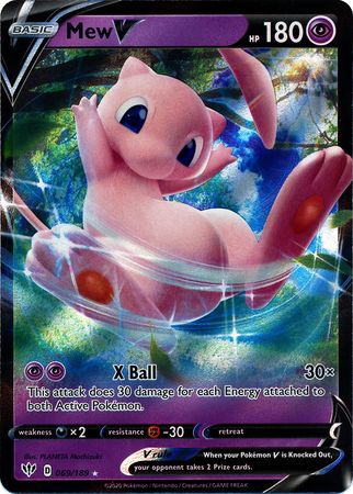 pokemon card 069 189 Mew V 069/189 - Darkness Ablaze