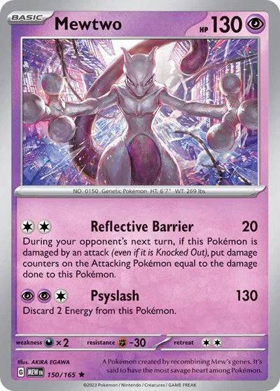 Mewtwo 150/165 - Scarlet & Violet 151 - Holofoil