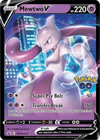 Mewtwo V SWSH223 - Sword & Shield Promo - Holofoil