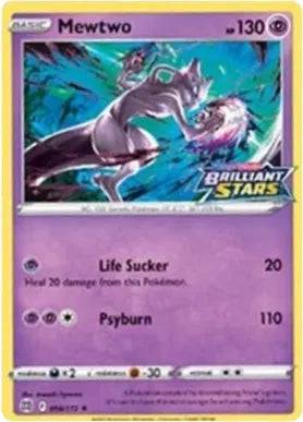 Mewtwo (Brilliant Stars Stamped) 056/172 - Brilliant Stars - Reverse Holofoil