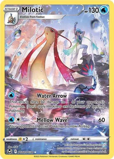 Milotic TG02/TG30 - Silver Tempest Trainer Gallery - Holofoil