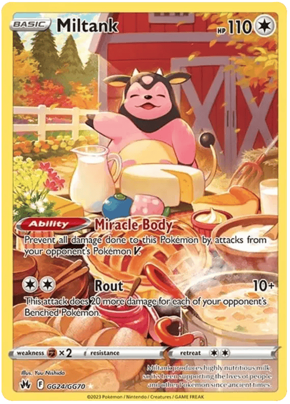 Miltank GG24/GG70 - Crown Zenith: Galarian Gallery - Holofoil