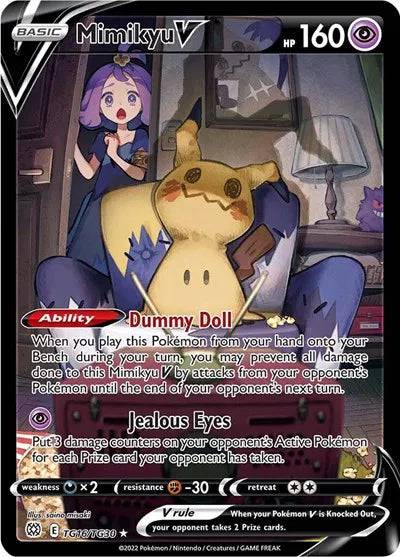 Mimikyu V TG16/TG30 - Brilliant Stars Trainer Gallery - Holofoil