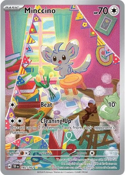 Minccino 182/162 - Temporal Forces - Holofoil