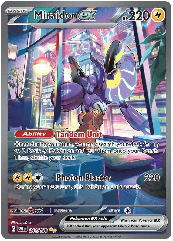 Miraidon ex 244/198 - Scarlet & Violet - Holofoil