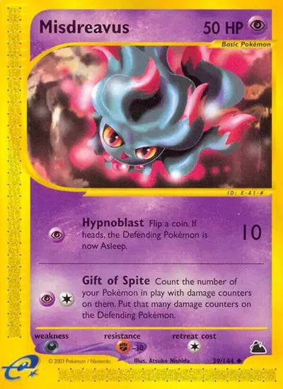 Misdreavus 39/144 - Skyridge - Normal