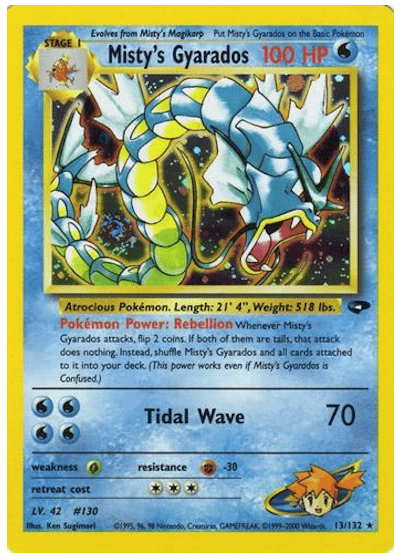 Misty's Gyarados 13/132 - Gym Challenge (Unlimited) - Holofoil
