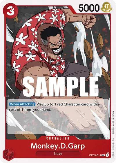 Monkey.D.Garp OP03-014 - Pillars of Strength - Normal