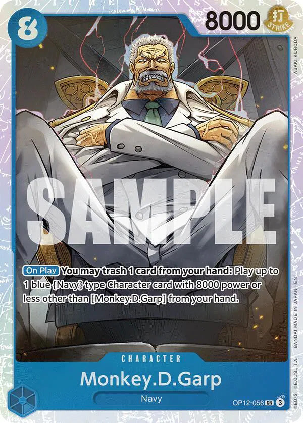 Monkey.D.Garp OP12-056 - Legacy of the Master - Foil