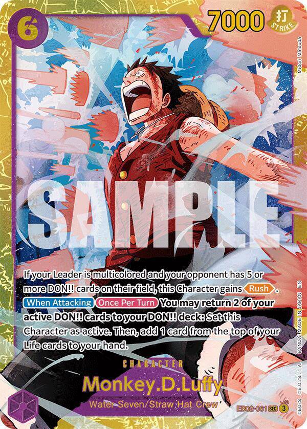 Monkey.D.Luffy EB02-061 - Anime 25th Collection - Foil