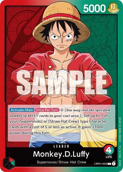 Monkey.D.Luffy OP01-003 - Romance Dawn - Normal