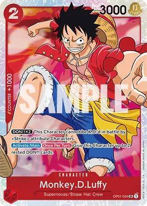 Monkey.D.Luffy OP01-024 - Romance Dawn - Foil