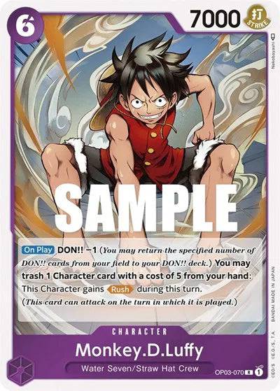 Monkey.D.Luffy OP03-070 - Pillars of Strength - Foil