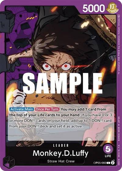 Monkey.D.Luffy OP05-060 - Awakening of the New Era - Normal