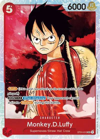 Monkey.D.Luffy ST01-012 - Starter Deck 1: Straw Hat Crew - Foil