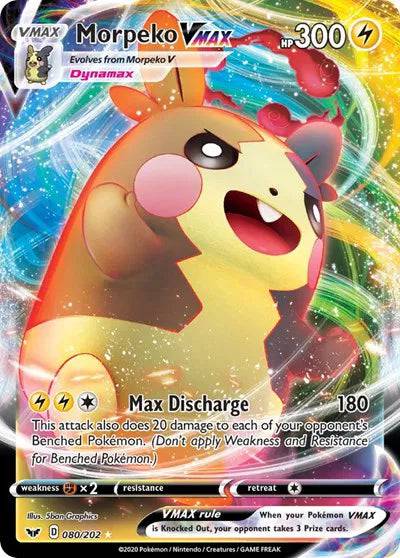 Morpeko VMAX 080/202 - Sword & Shield - Holofoil