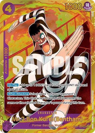 Mr.2.Bon.Kurei(Bentham) EB01-061 - Memorial Collection - Foil