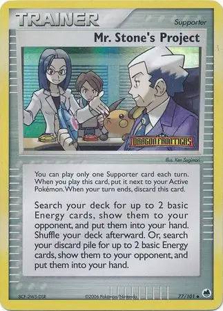 Mr. Stone's Project 77/101 - EX Dragon Frontiers - Reverse Holofoil