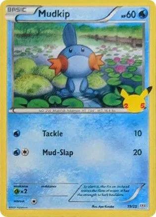 Mudkip 19/25 - McDonald's 25th Anniversary Promos - Holofoil