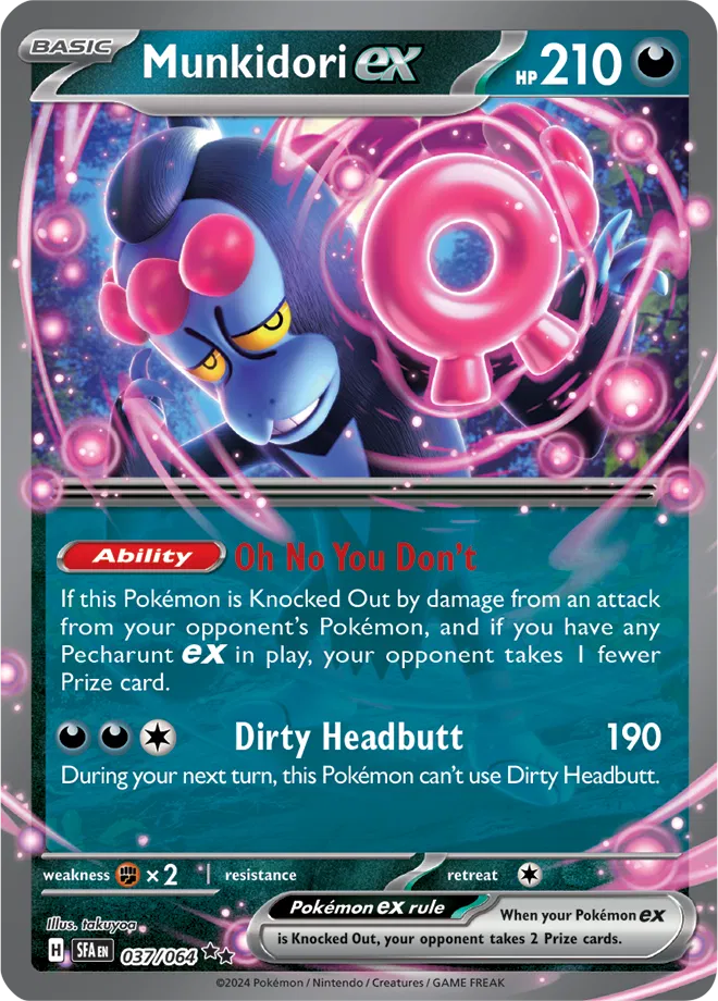 Munkidori ex 037/064 - Shrouded Fable - Holofoil