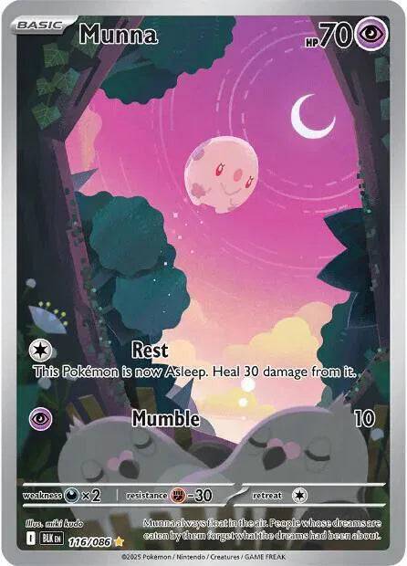 Munna 116/086 - Black Bolt - Holofoil