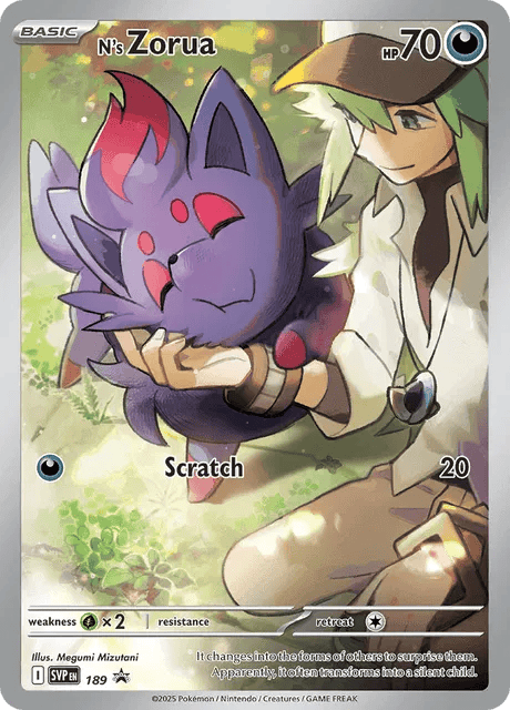 N's Zorua 189 - Scarlet & Violet Promo - Holofoil