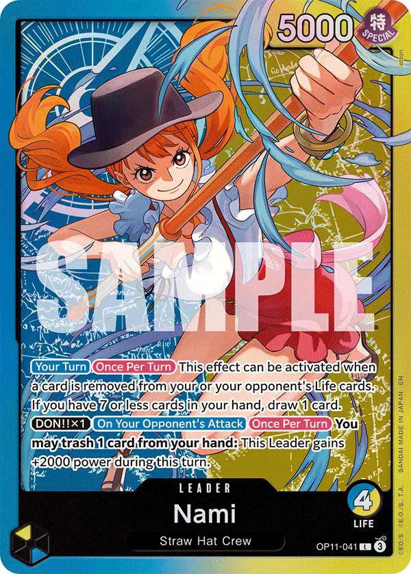Nami (Nami Deck) OP11-041 - Learn Together Deck Set - Foil