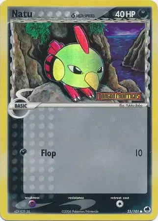 Natu 55/101 - EX Dragon Frontiers - Reverse Holofoil