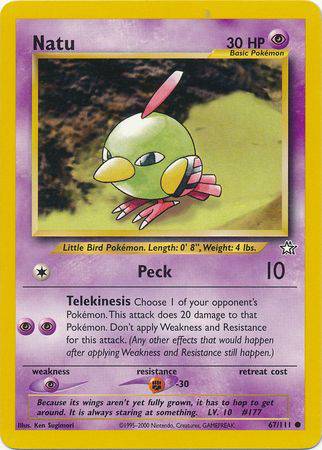 Natu 67/111 - Neo Genesis (Unlimited) - Normal