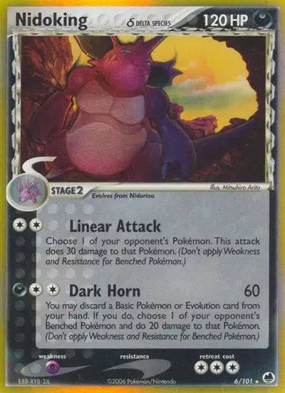 Nidoking 6/101 - EX Dragon Frontiers - Holofoil