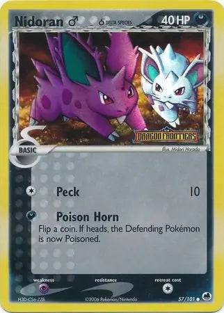 Nidoran 57/101 - EX Dragon Frontiers - Reverse Holofoil