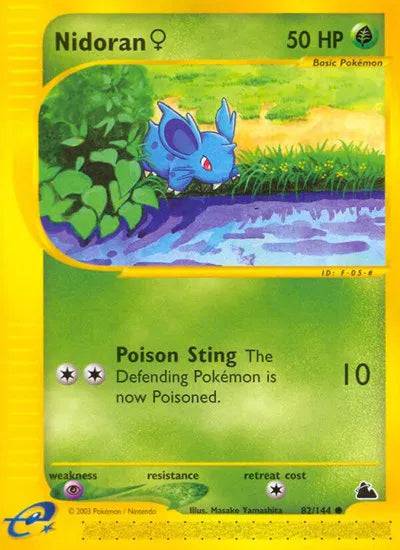 Nidoran F 82/144 - Skyridge - Normal