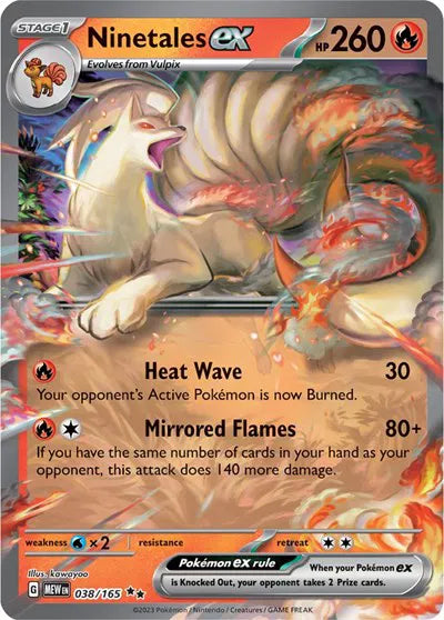 Ninetales ex 038/165 - Scarlet & Violet 151 - Holofoil
