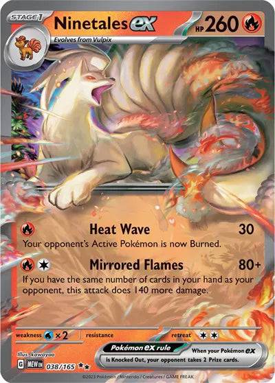 Ninetales ex 038/165 - Scarlet & Violet 151 - Holofoil