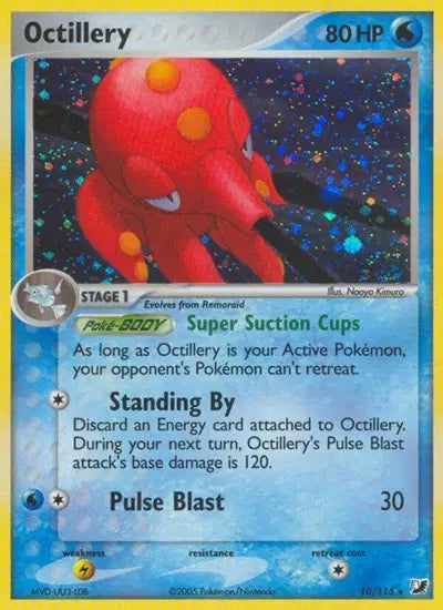 Octillery 10/115 - EX Unseen Forces - Holofoil