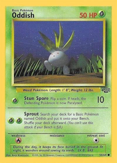 Oddish 58/64 - Jungle (Unlimited) - Normal