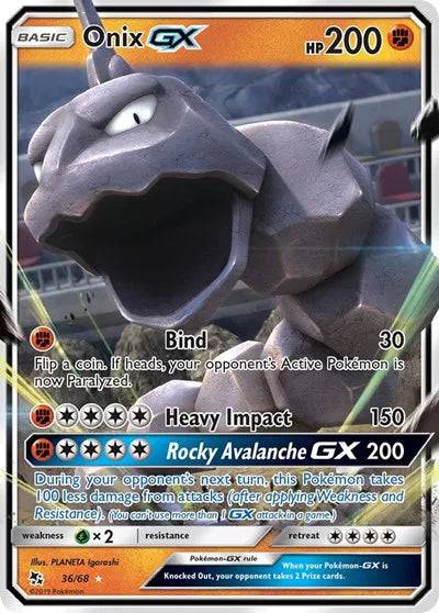 Onix GX 36/68 - Hidden Fates - Holofoil