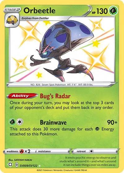 Orbeetle SV009/SV122 - Shining Fates: Shiny Vault - Holofoil