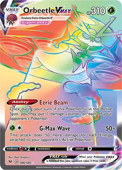 Orbeetle VMAX 186/185 - Vivid Voltage - Holofoil