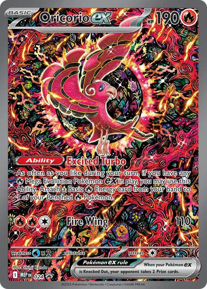 Oricorio ex 024 - Mega Evolution Promos - Holofoil