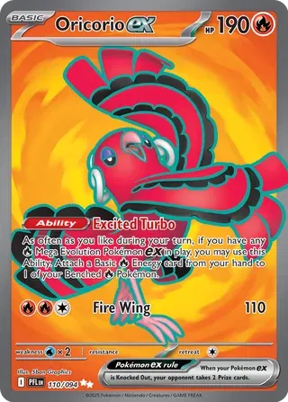 Oricorio ex 110/094 - Phantasmal Flames - Holofoil