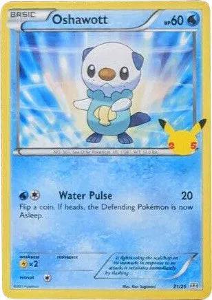 Oshawott 21/25 - McDonald's 25th Anniversary Promos - Holofoil