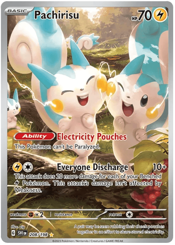 Pachirisu 208/198 - Scarlet & Violet - Holofoil