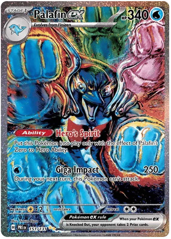 Palafin ex 151/131 - Prismatic Evolutions - Holofoil