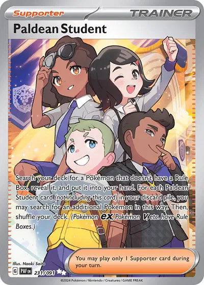 Paldean Student 231/091 - Paldean Fates - Holofoil