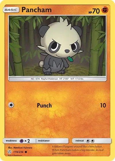Pancham 119/236 - Cosmic Eclipse - Reverse Holofoil