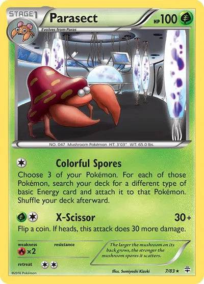 Parasect 7/83 - Generations - Reverse Holofoil